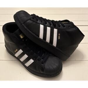 Adidas Pro Model Shoes Mens Size 6 - Women’s 7 U.S. Black White Sneakers FV5723
